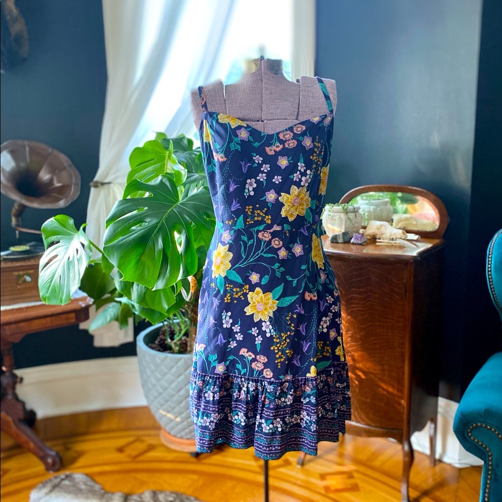 Blue floral summer dress Old Navy XXL